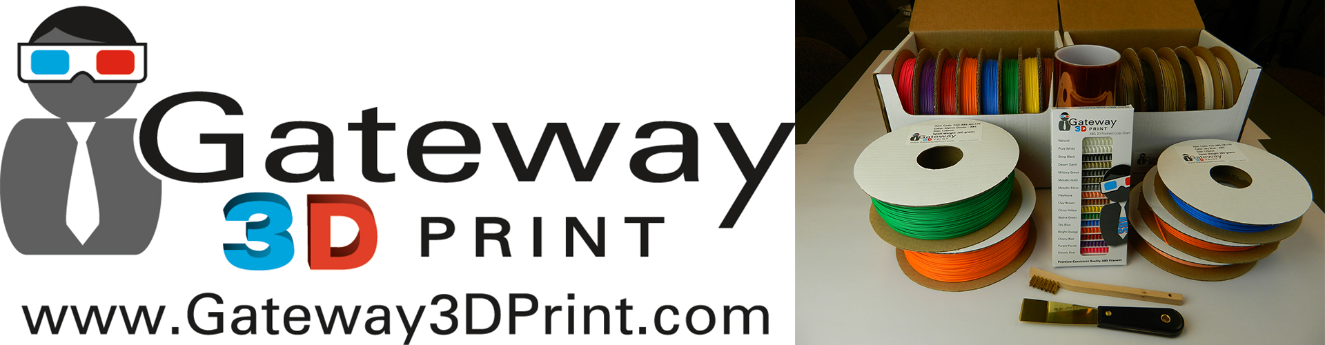 Gateway 3D Print - ABS 3D Filament for 3D Printers