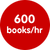 600 books/hr